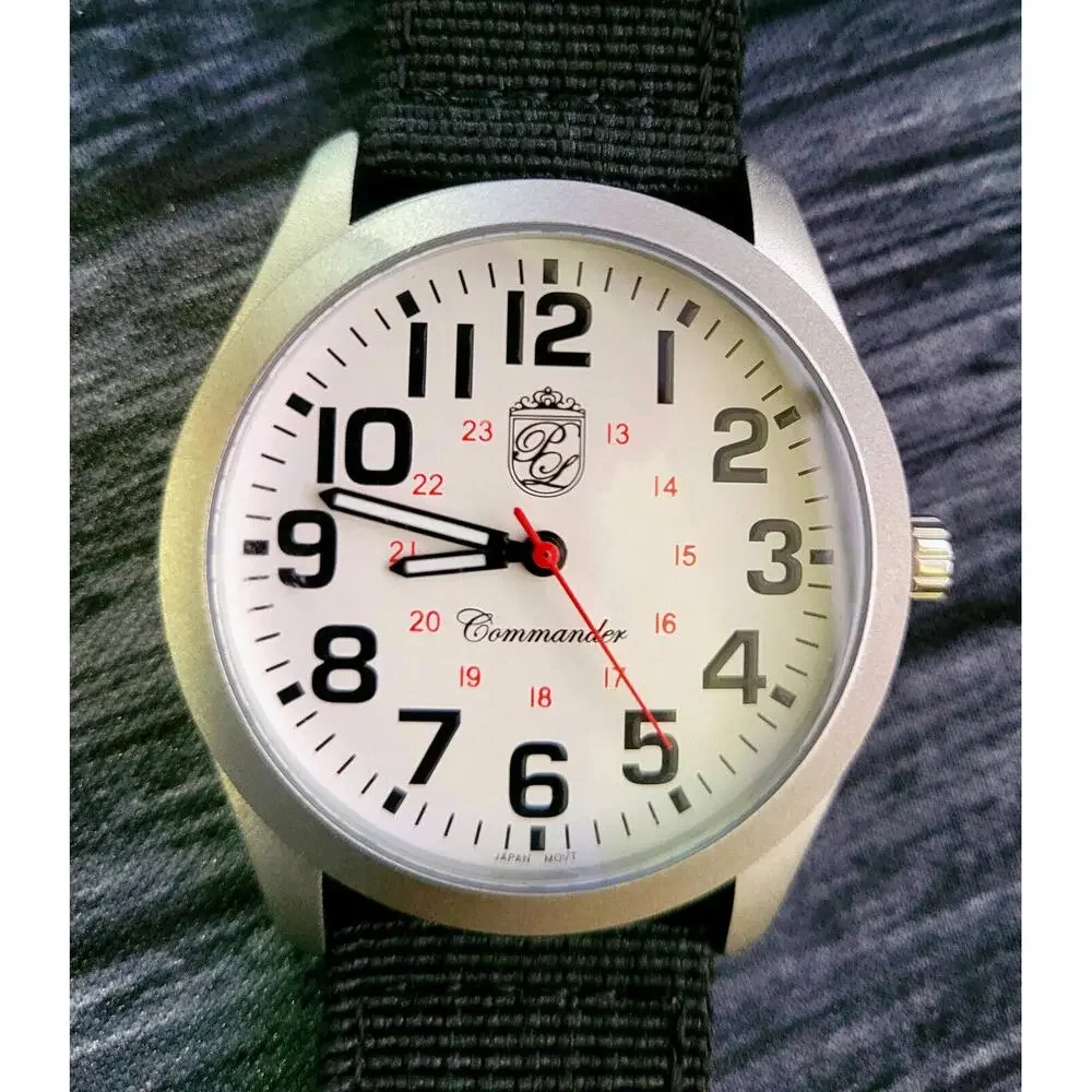 Pierre Lucerne Commander WW2 Commemorative Military Watch‎